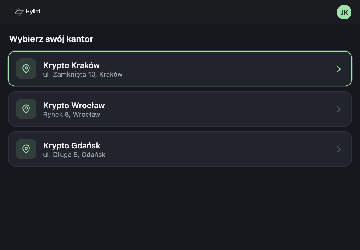 Choosing the exchange office location